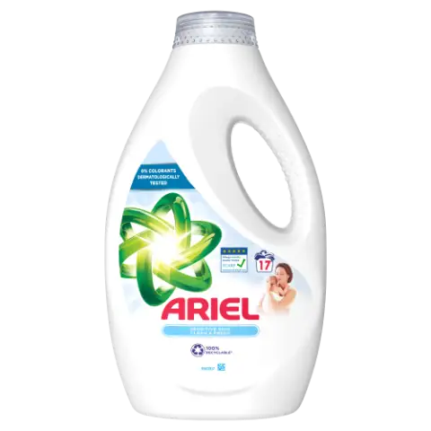 Ariel Sensitive Skin Clean & Fresh Mosószer 850ML, 17 Mosáshoz termékhez kapcsolódó kép