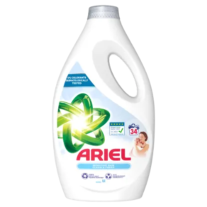 Ariel Folyékony Mosószer Sensitive Skin Clean & Fresh 34 Mosáshoz, 1,7 L termékhez kapcsolódó kép