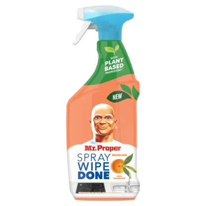 Mr Proper Spray Wipe Done Szórófejes Zsírtalanító Tisztítószer Peps Mandarin 800 ml termékhez kapcsolódó kép