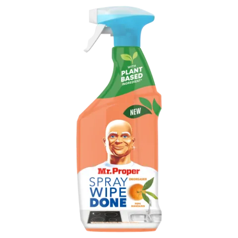 Mr Proper Spray Wipe Done Szórófejes Zsírtalanító Tisztítószer Peps Mandarin 800 ml termékhez kapcsolódó kép