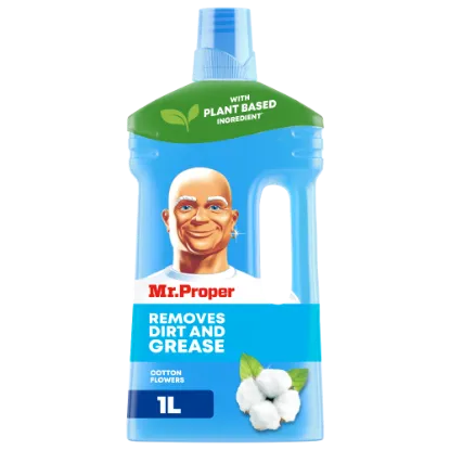 Mr Proper Univerzális Folyékony Padlótisztító, Cotton Flowers Illat, 1 l termékhez kapcsolódó kép