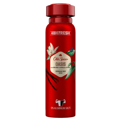 Old Spice Oasis Deo Spray Férfiaknak, 150 ml, 48 Órás Frissesség, 0% Alumíniumsó termékhez kapcsolódó kép