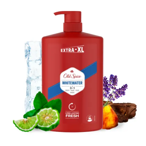 Old Spice Whitewater Tusfürdő És Sampon Férfiaknak 1000ml,3az1-ben,Hosszan Tartó Frissesség termékhez kapcsolódó kép