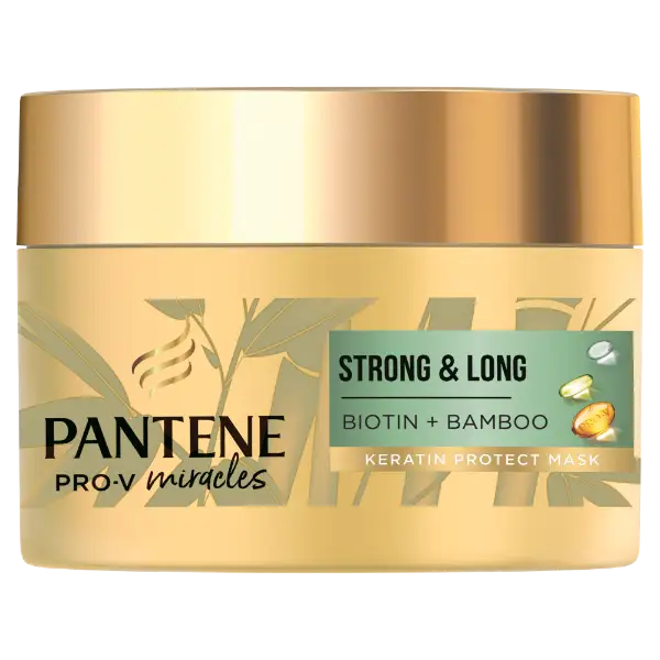 Pantene Strong & Long Keratin Reconstruct Hajpakolás, 160 ml termékhez kapcsolódó kép