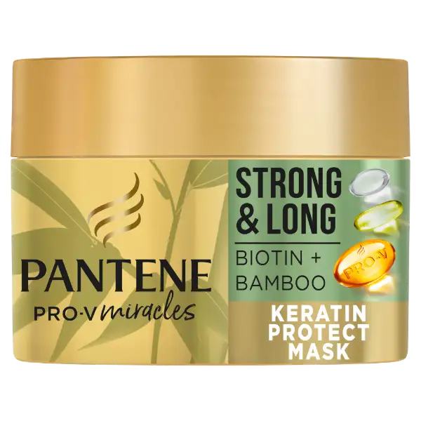 Pantene Strong & Long Keratin Reconstruct Hajpakolás, 160 ml termékhez kapcsolódó kép