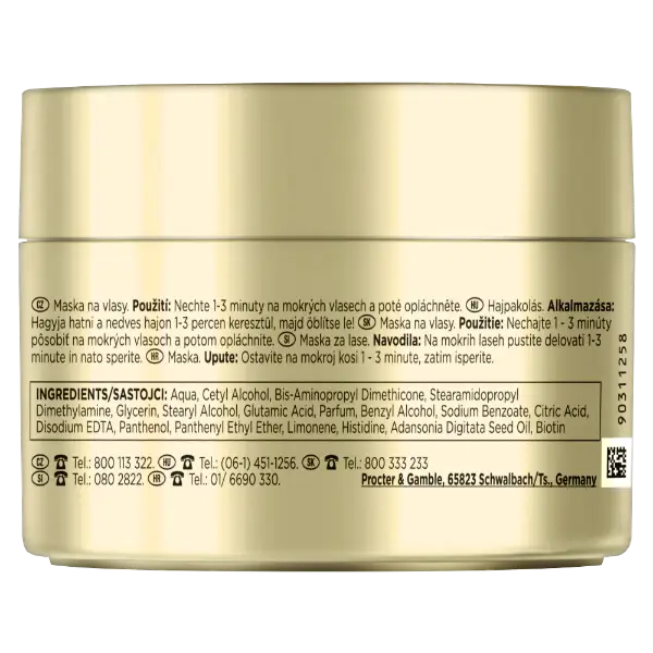 Pantene Pro-V Intense Hydration Surge Sorbet hajmaszk, 160ml termékhez kapcsolódó kép