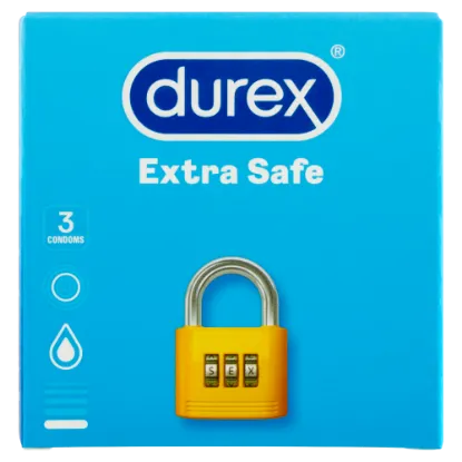 Durex Extra Safe óvszer 3 db termékhez kapcsolódó kép