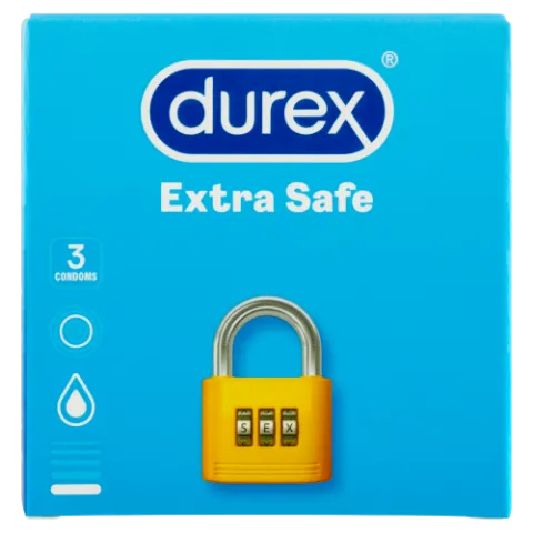 Durex Extra Safe óvszer 3 db termékhez kapcsolódó kép