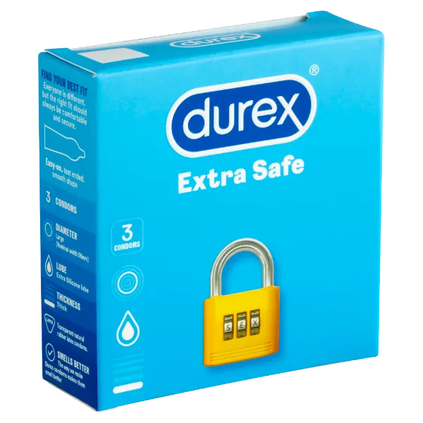 Durex Extra Safe óvszer 3 db termékhez kapcsolódó kép