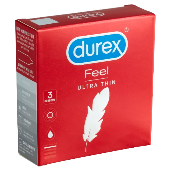 Durex Feel Ultra Thin óvszer 3 db termékhez kapcsolódó kép