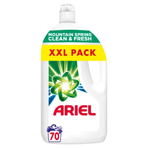 Ariel Folyékony Mosószer Mountain Spring Clean & Fresh 70 Mosáshoz, 3,5 L termékhez kapcsolódó kép