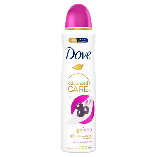 Dove Advanced Care Go Fresh Acai Berry & Waterlily izzadásgátló aeroszol 150 ml termékhez kapcsolódó kép
