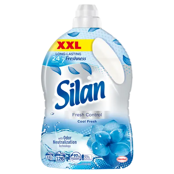 Silan Fresh Control Cool Fresh textilöblítő koncentrátum 126 mosás 2772 ml termékhez kapcsolódó kép