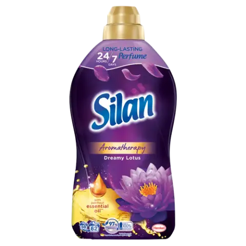 Silan Aromatherapy Dreamy Lotus textilöblítő koncentrátum 62 mosás 1364 ml termékhez kapcsolódó kép