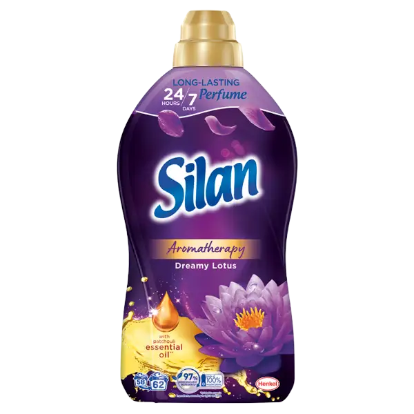 Silan Aromatherapy Dreamy Lotus textilöblítő koncentrátum 62 mosás 1364 ml termékhez kapcsolódó kép