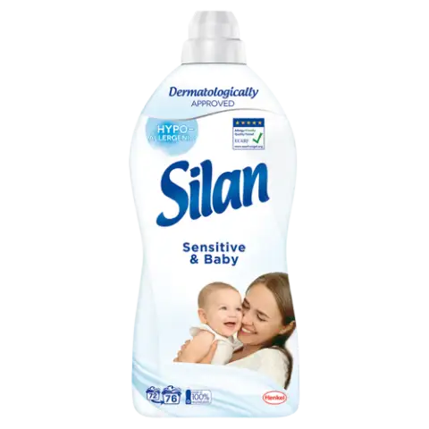 Silan Sensitive & Baby textilöblítő koncentrátum 76 mosás 1672 ml termékhez kapcsolódó kép