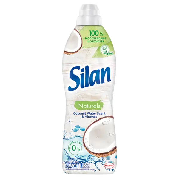 Silan Naturals Coconut Water Scent & Minerals textilöblítő koncentrátum 35 mosás 770 ml termékhez kapcsolódó kép