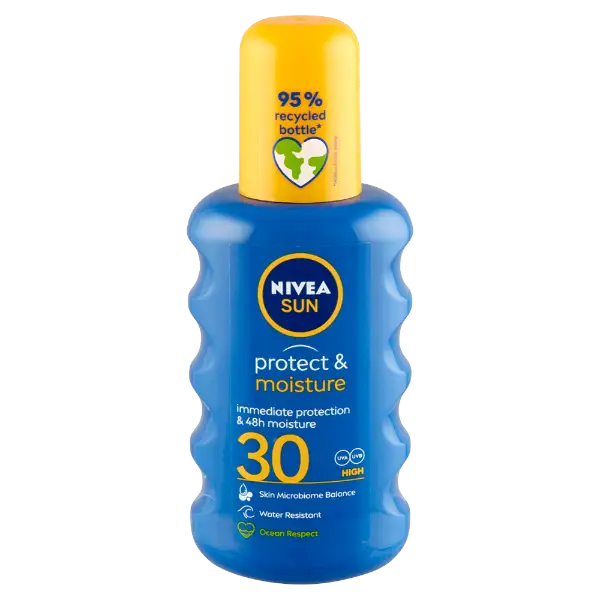 NIVEA SUN Protect & Moisture spray FF30 200 ml termékhez kapcsolódó kép