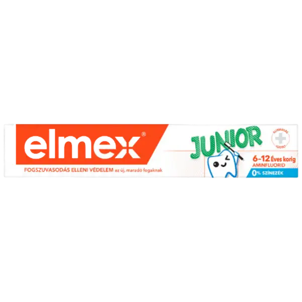 elmex Junior fogkrém 6-12 éves korig 75 ml  termékhez kapcsolódó kép