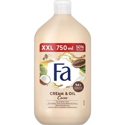 Fa Cream & Oil Cacao tusfürdő 750 ml termékhez kapcsolódó kép