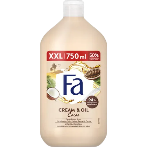 Fa Cream & Oil Cacao tusfürdő 750 ml termékhez kapcsolódó kép