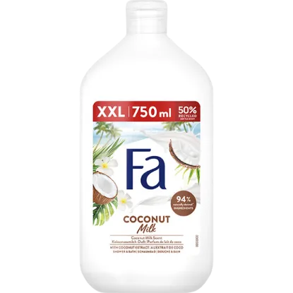 Fa Coconut Milk tus- és habfürdő 750 ml termékhez kapcsolódó kép