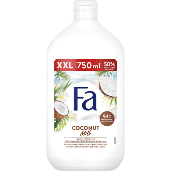 Fa Coconut Milk tus- és habfürdő 750 ml termékhez kapcsolódó kép