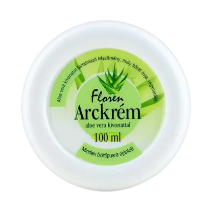 Floren arckrém 100ml Aloe vera termékhez kapcsolódó kép