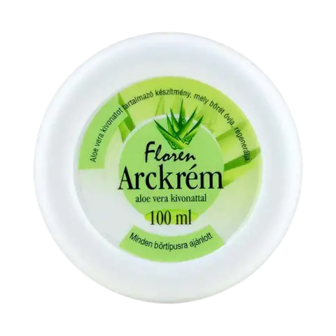 Floren arckrém 100ml Aloe vera termékhez kapcsolódó kép
