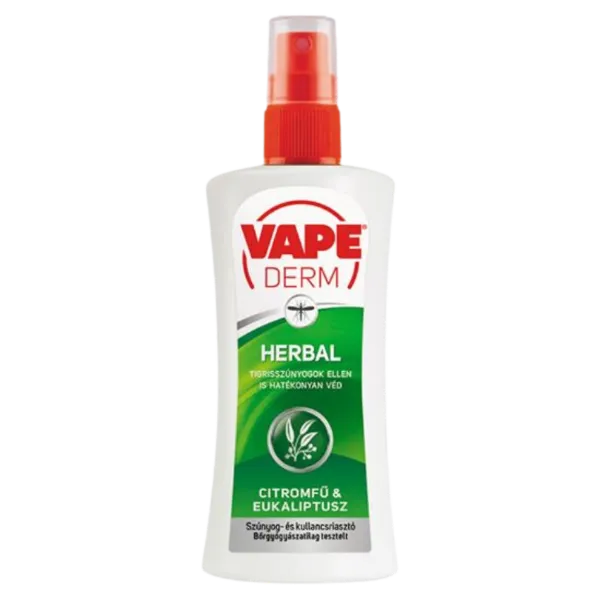 Vape Derm Herbál szúnyog- és kullancsriasztó pumpás aeroszol 100 ml termékhez kapcsolódó kép