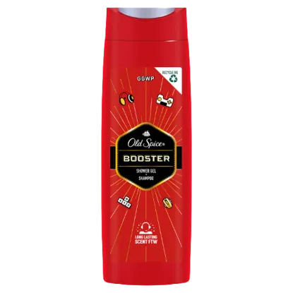 Old Spice Booster Tusfürdő És Sampon Férfiaknak 400 ml, 3az1-ben, Hosszan Tartó Frissesség termékhez kapcsolódó kép