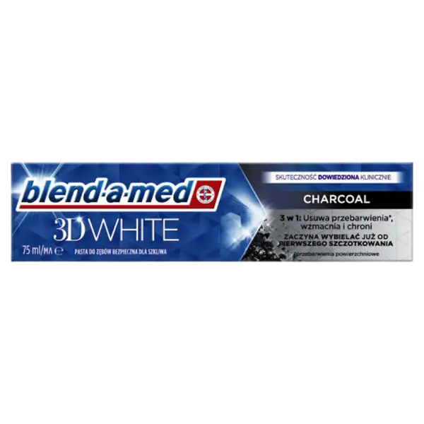 Blend-a-med 3DW Charcoal fogkrém 75ml termékhez kapcsolódó kép
