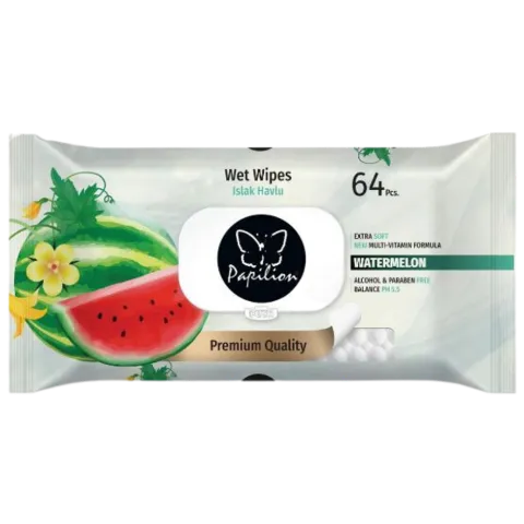 Papilion Watermelon nedves törlőkendő  64 db termékhez kapcsolódó kép