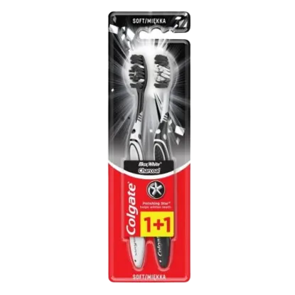 Colgate Max White Charcoal lágy fogkefe 2 db termékhez kapcsolódó kép