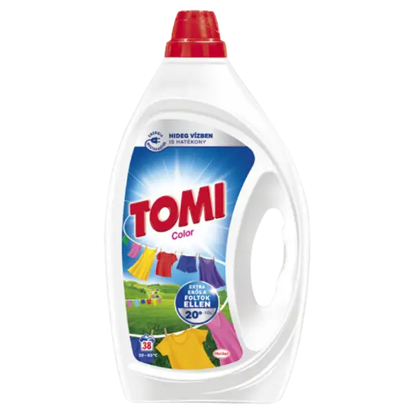 Tomi Color folyékony mosószer színes ruhákhoz 38 mosás 1710 ml termékhez kapcsolódó kép