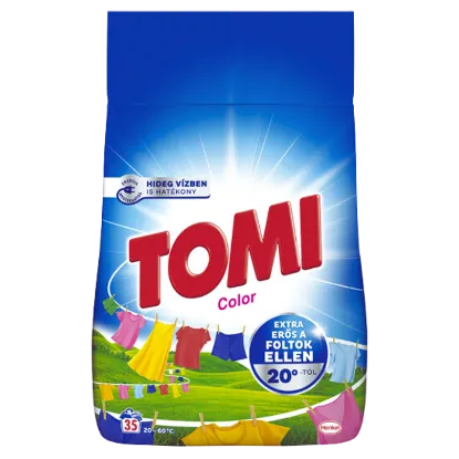 Tomi Color mosószer színes ruhákhoz 35 mosás 2,1 kg termékhez kapcsolódó kép