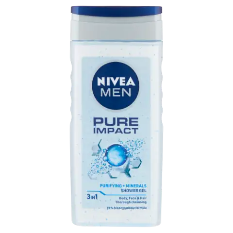 NIVEA MEN Pure Impact tusfürdő 250 ml termékhez kapcsolódó kép