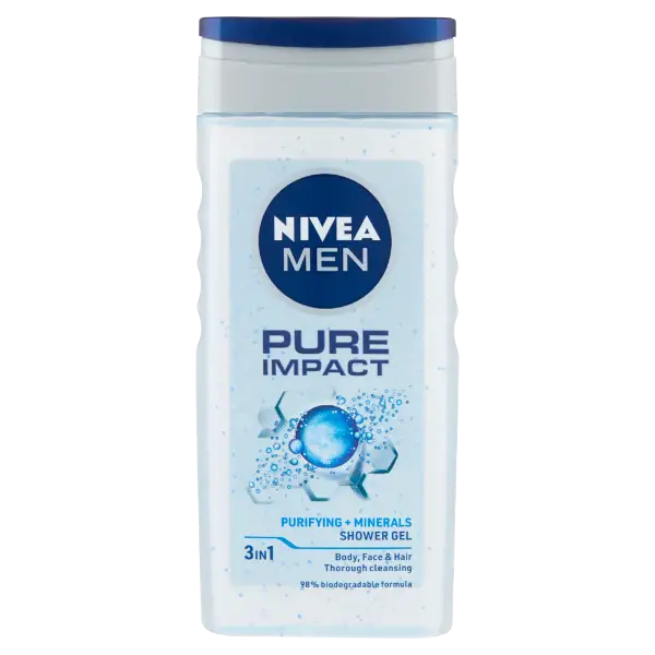 NIVEA MEN Pure Impact tusfürdő 250 ml termékhez kapcsolódó kép