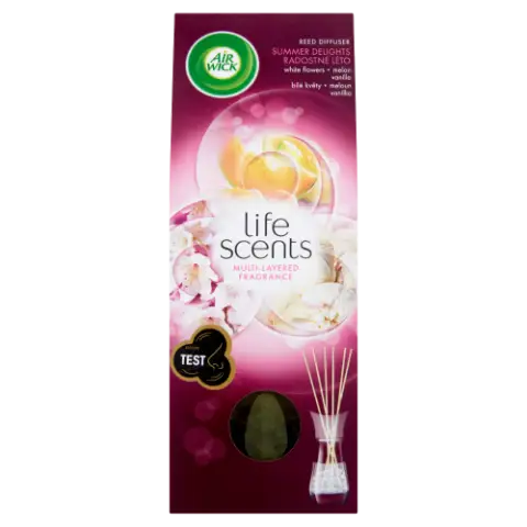 Air Wick Life Scents Nyári Hangulatok pálcikás légfrissítő folyadék 30 ml termékhez kapcsolódó kép