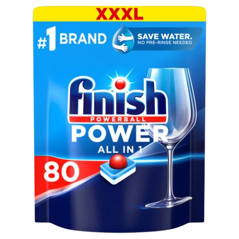 Finish Power All in 1 Regular mosogatógép tabletta 80 db termékhez kapcsolódó kép
