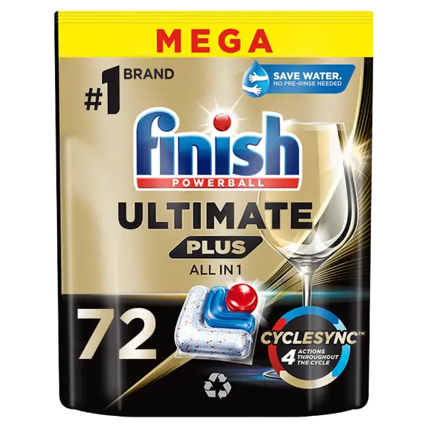 Finish Powerball Ultimate Plus All in 1 Regular mosogatógép kapszula 72 db 878,4 g termékhez kapcsolódó kép