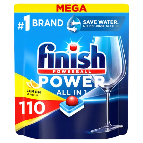 Finish Powerball Power All in 1 Citrom mosogatógép tabletta 110 db 1760 g termékhez kapcsolódó kép
