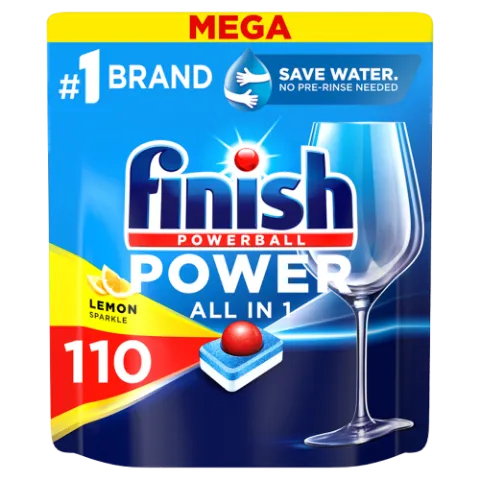 Finish Powerball Power All in 1 Citrom mosogatógép tabletta 110 db 1760 g termékhez kapcsolódó kép