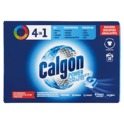 Calgon 4in1 Power vízlágyító tabletta 30 db termékhez kapcsolódó kép