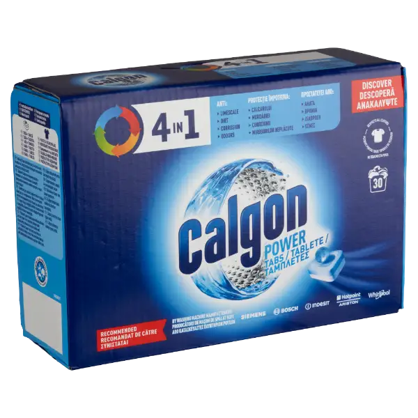 Calgon 4in1 Power vízlágyító tabletta 30 db termékhez kapcsolódó kép
