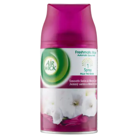 Air Wick Freshmatic Max Bársonyos szatén és éji liliom automata légfrissítő spray utántöltő 250 ml termékhez kapcsolódó kép