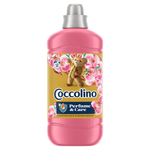 Coccolino Perfume & Care Honeysuckle & Sandalwood öblítőkoncentrátum 51 mosás 1275 ml termékhez kapcsolódó kép