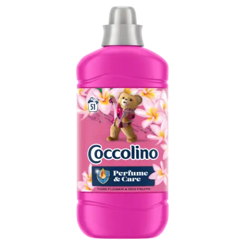 Coccolino Perfume & Care Tiare Flower & Red Fruits öblítőkoncentrátum 51 mosás 1275 ml termékhez kapcsolódó kép