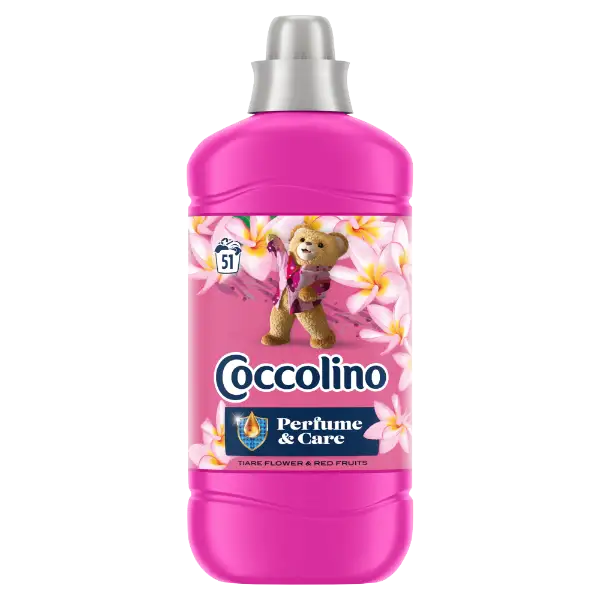 Coccolino Perfume & Care Tiare Flower & Red Fruits öblítőkoncentrátum 51 mosás 1275 ml termékhez kapcsolódó kép