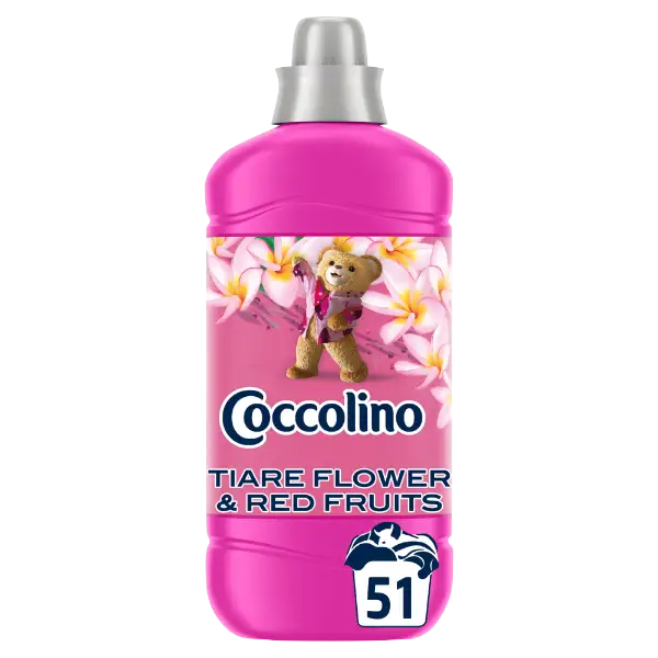 Coccolino Perfume & Care Tiare Flower & Red Fruits öblítőkoncentrátum 51 mosás 1275 ml termékhez kapcsolódó kép